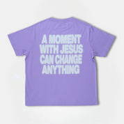 A MOMENT WITH JESUS Purple T-Shirt - YTHX25