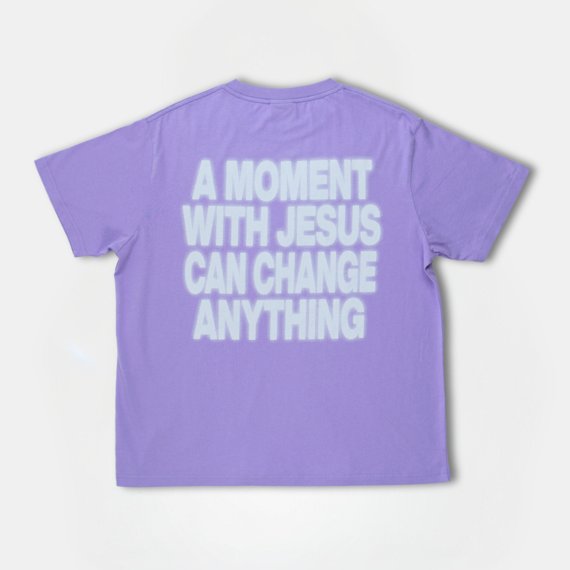 A MOMENT WITH JESUS Purple T-Shirt - YTHX25