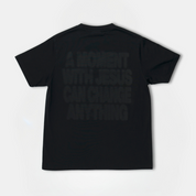 A MOMENT WITH JESUS Black T-Shirt - YTHX25