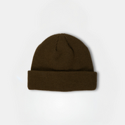 EW Logo Knit Brown Beanie