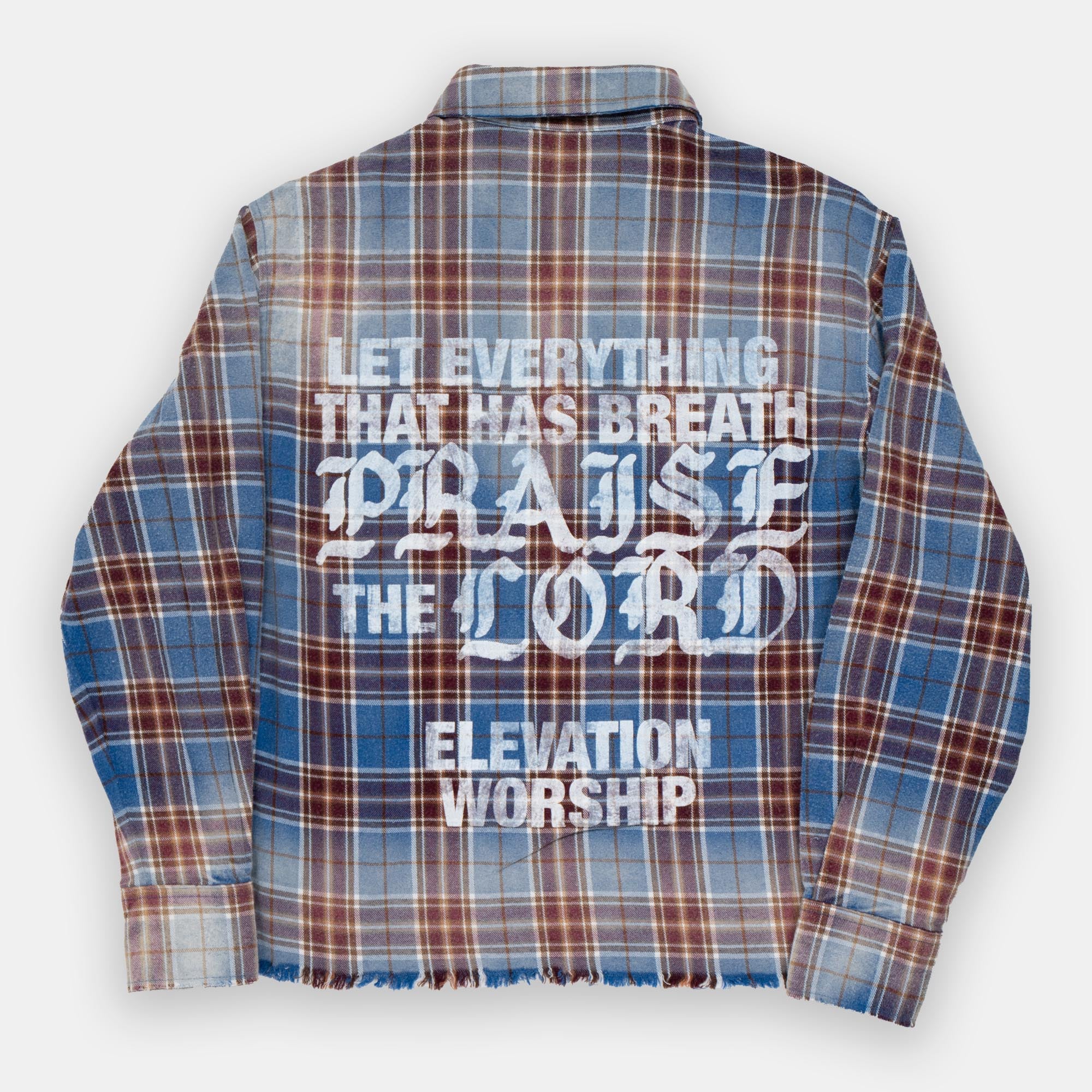 Purple Distressed Flannel Purple Distressed Flannel