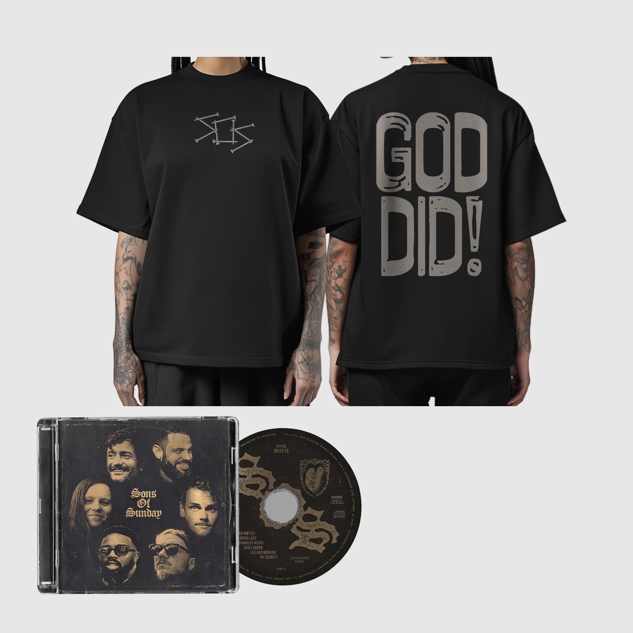 Sons Of Sunday CD & T-Shirt Fan Pack