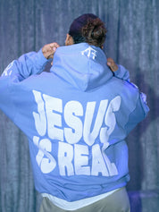 JESUS IS REAL Lavender Hoodie - YTHX25