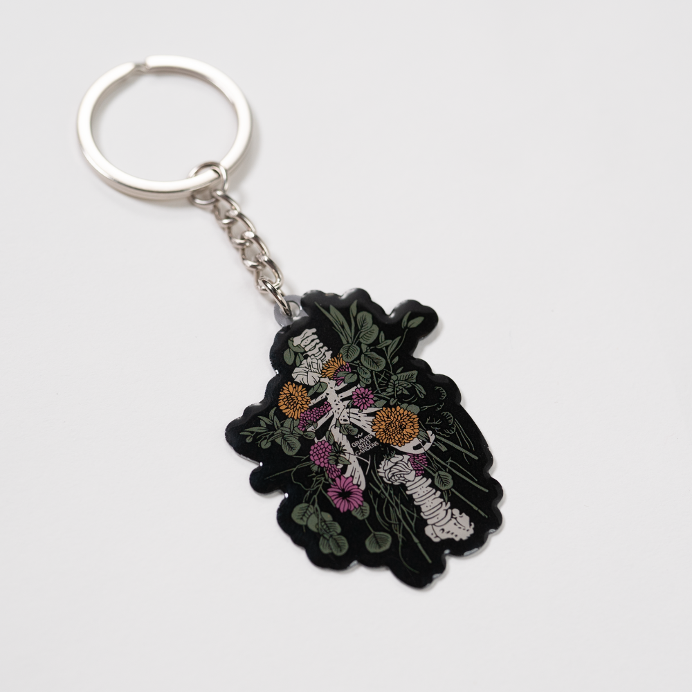 Graves Into Gardens Keychain