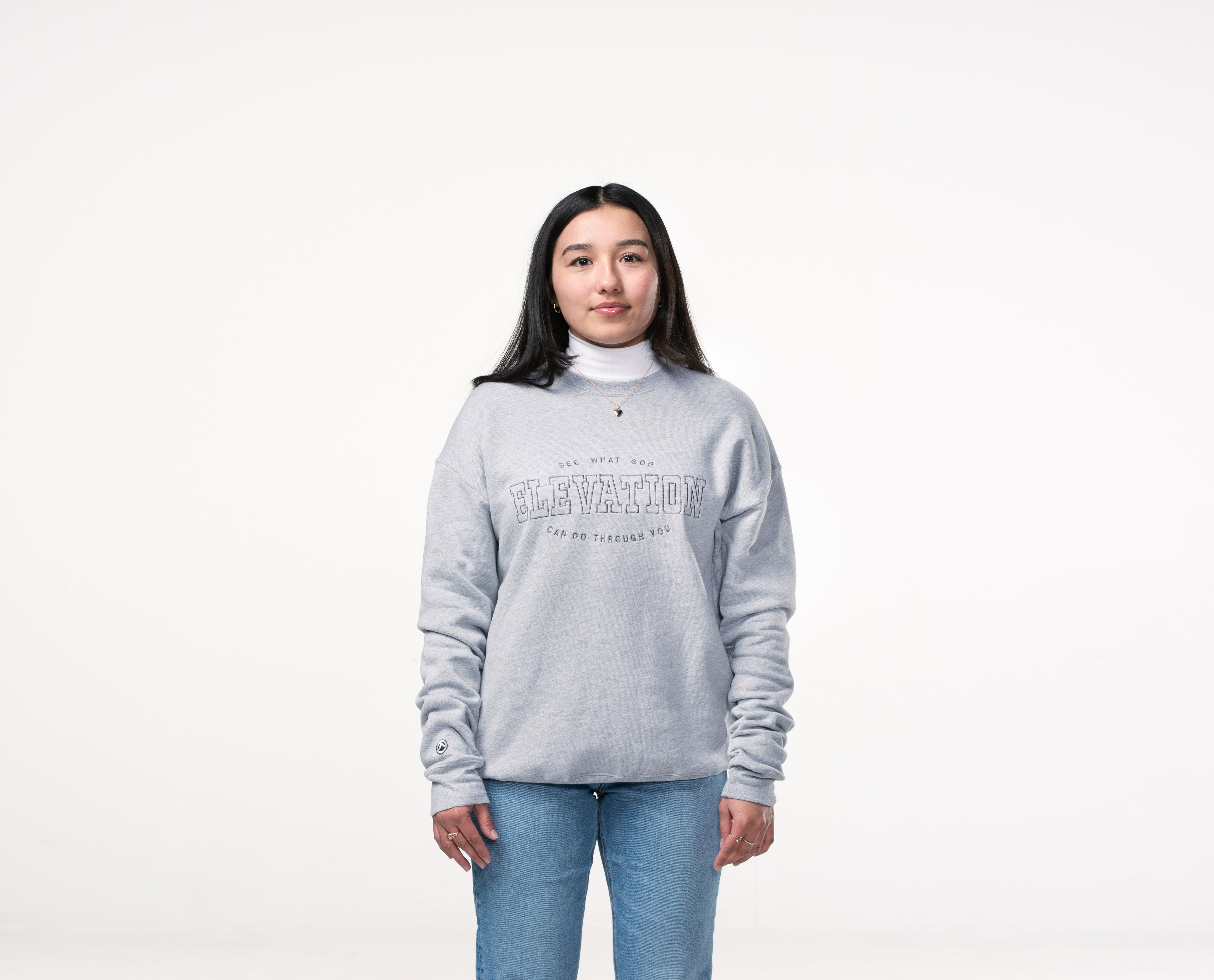 Elevation Crewneck Sweatshirt - Heather Grey