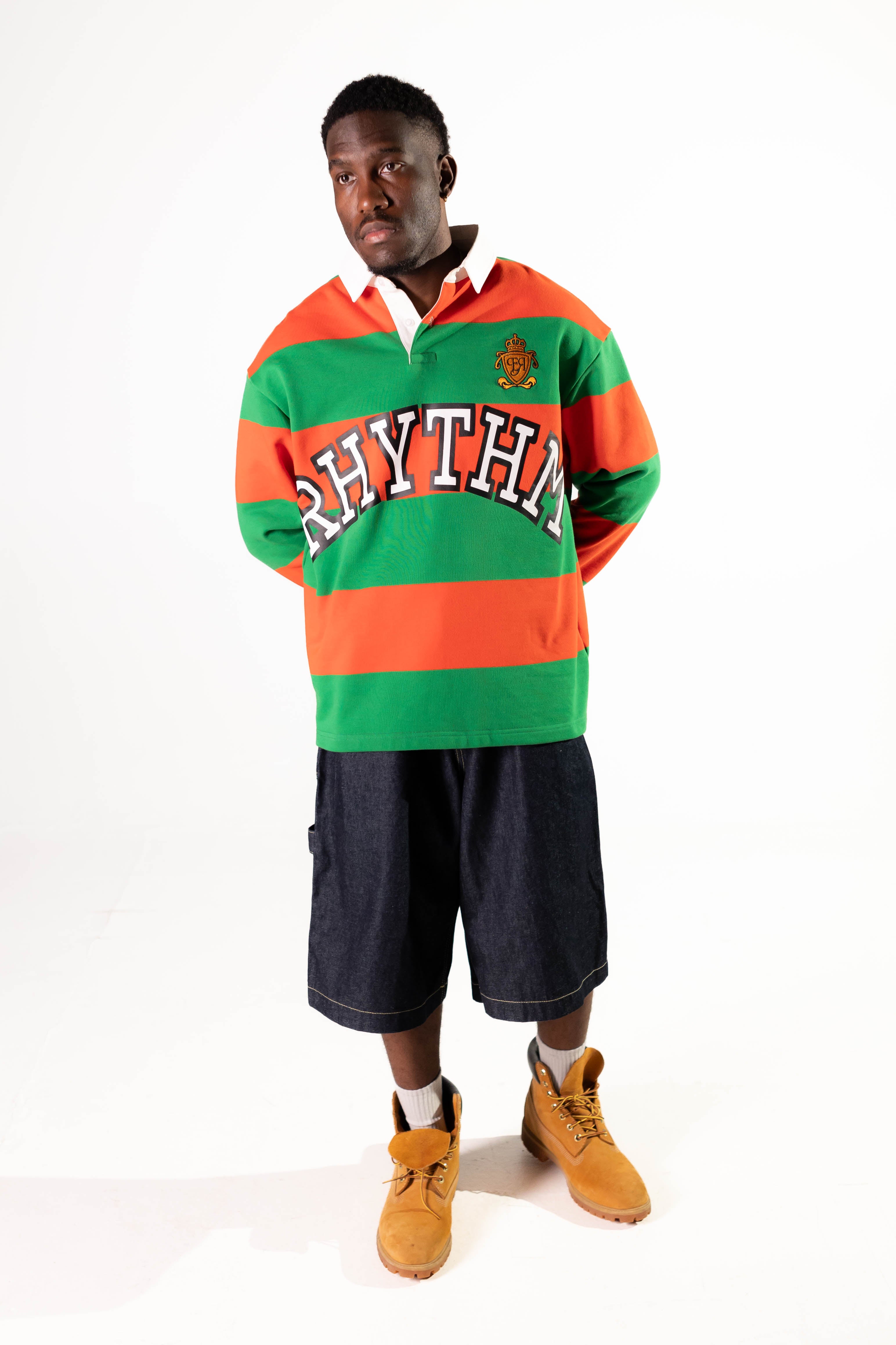 [ JEANS] Crest Rugby T-shirt ★大人気★ 2024_Nantucket_Rugby_Dark_Deni