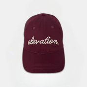 Maroon Elevation Script Hat