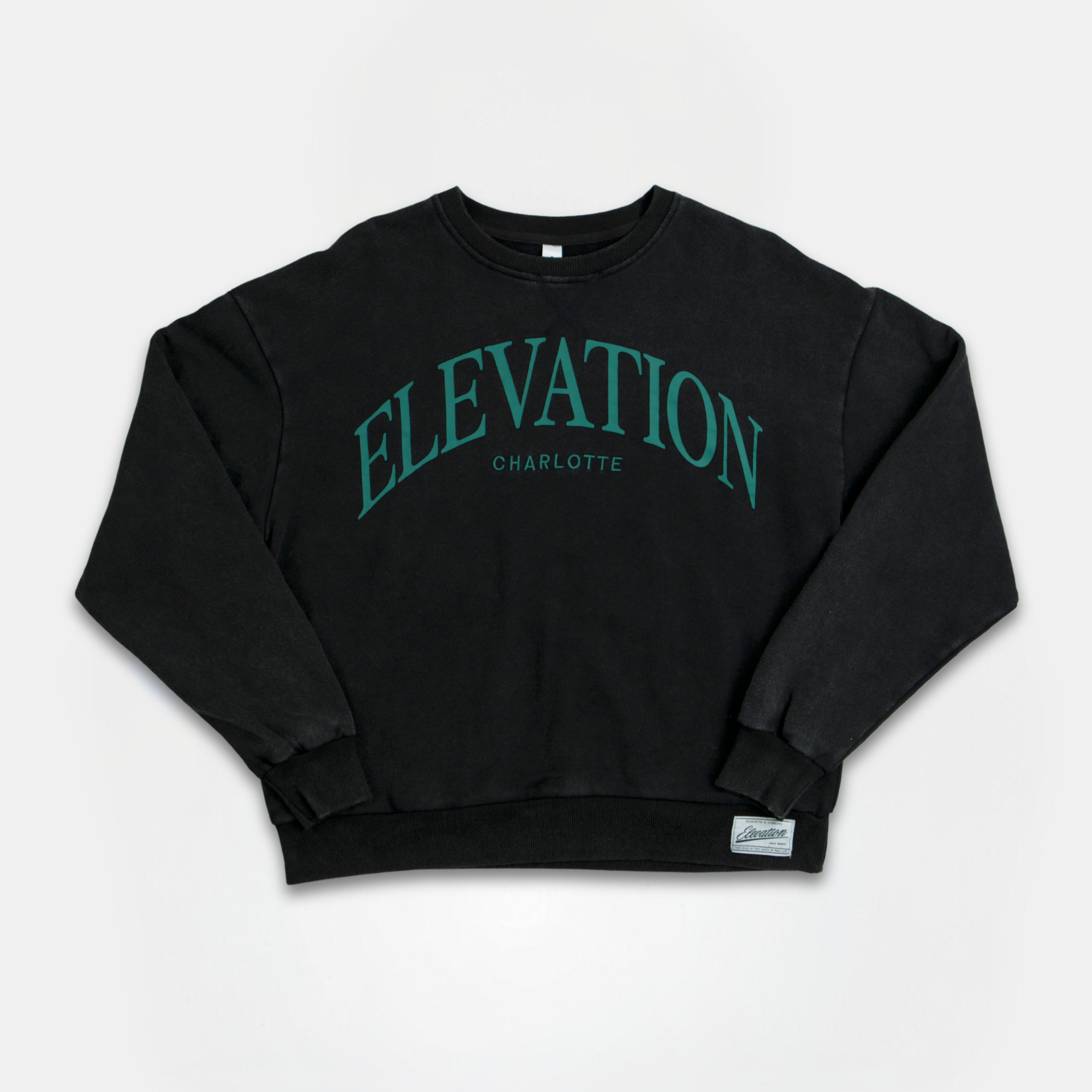 Vintage Black Elevation Crewneck