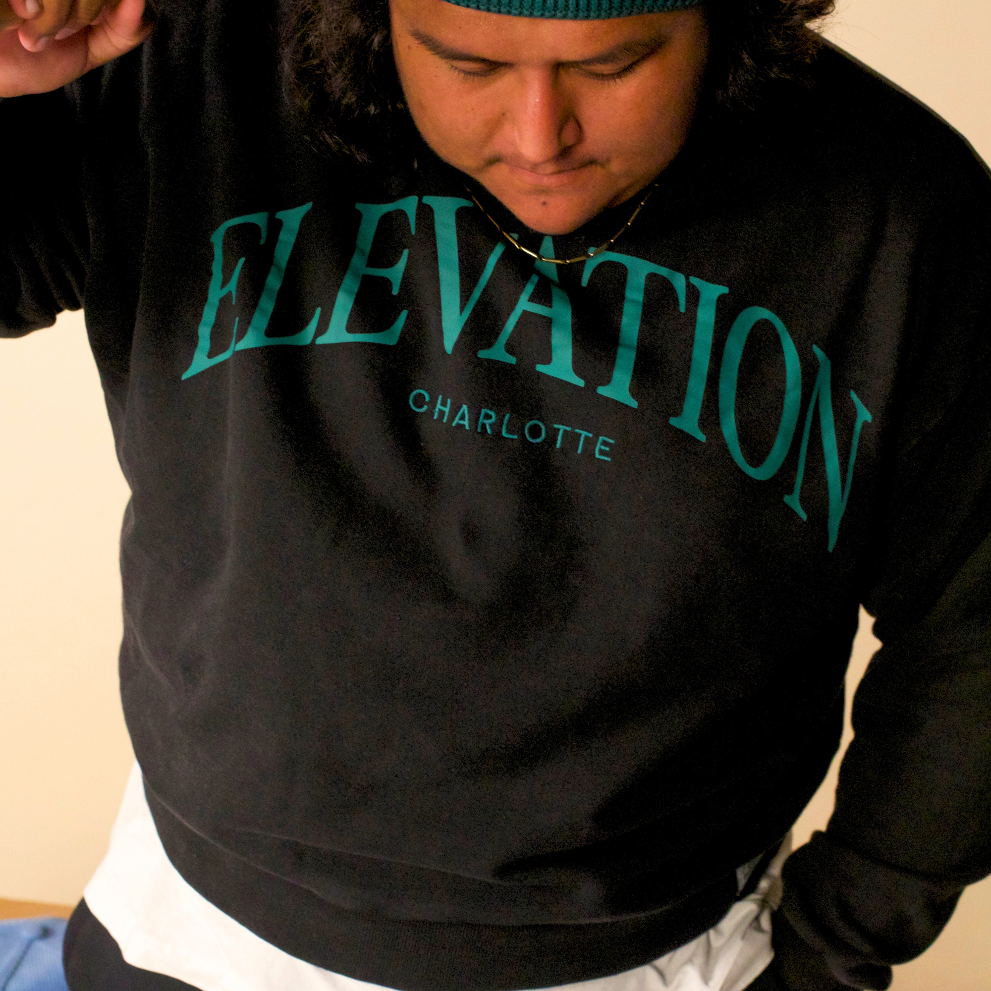 Vintage Black Elevation Crewneck