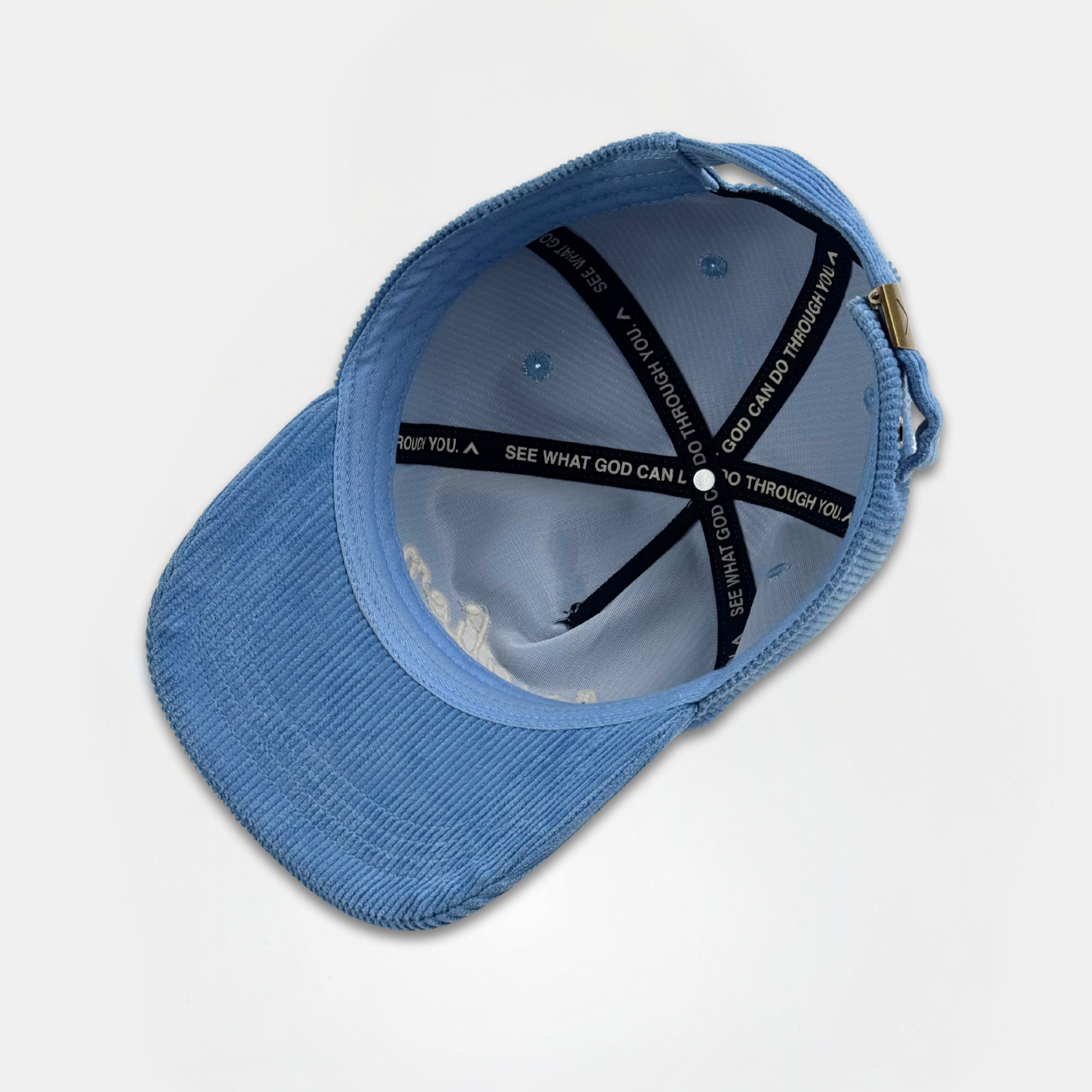 Steel Blue Corduroy Elevation Hat