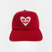 Love One Another Red Baseball Cap