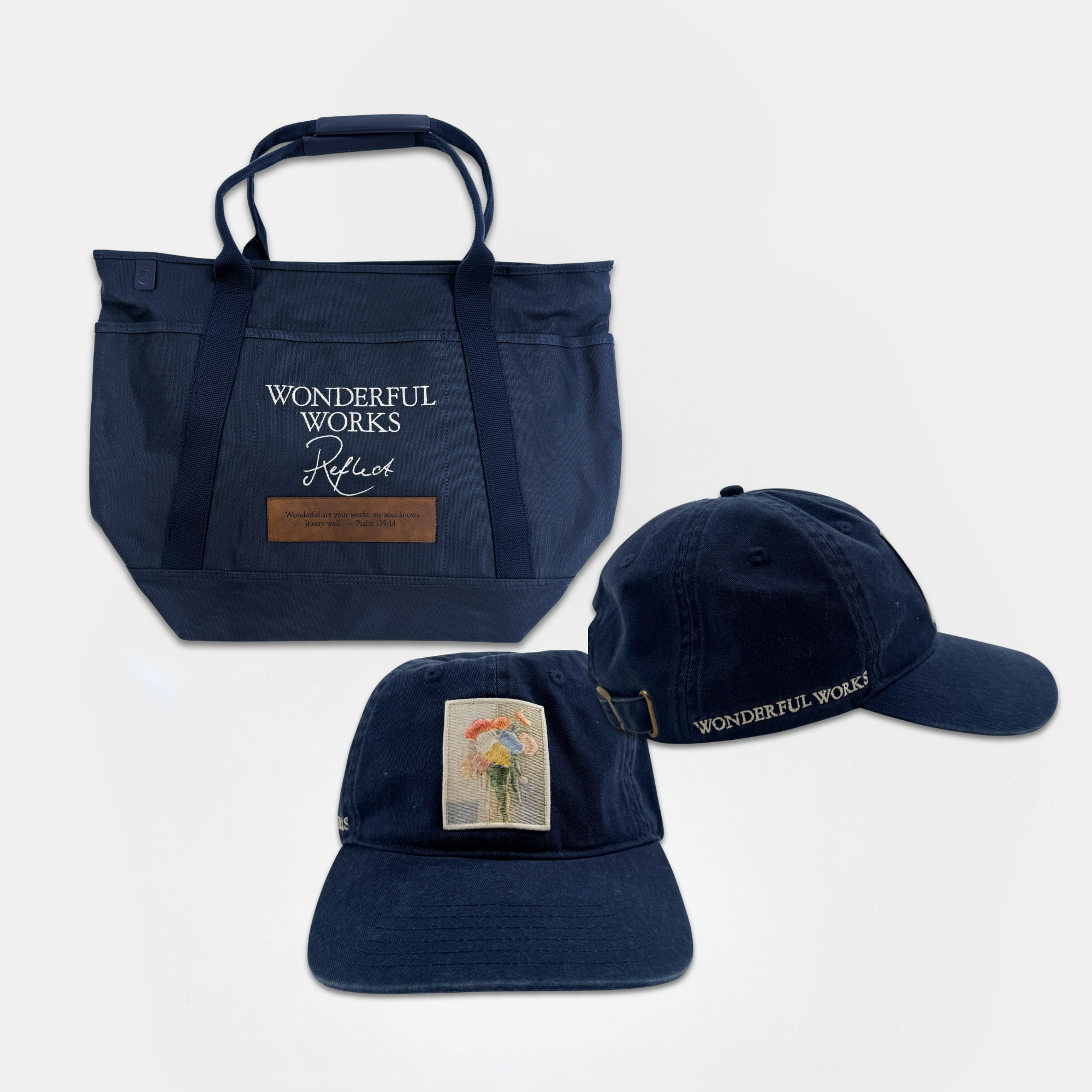 Reflect Tote & Wonderful Works Hat