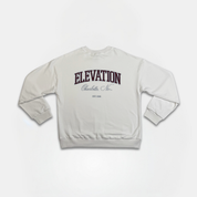 Elevation Crest White Crewneck