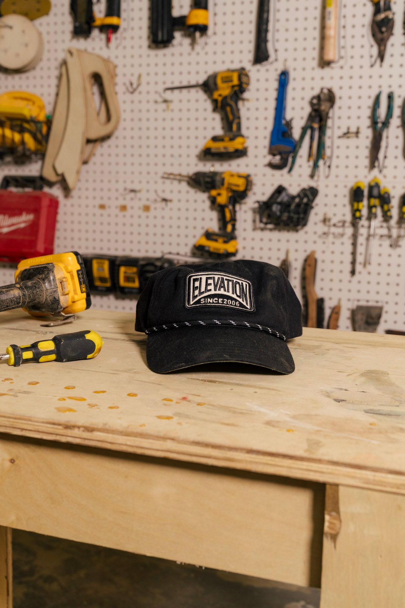 Black Elevation Trucker Hat