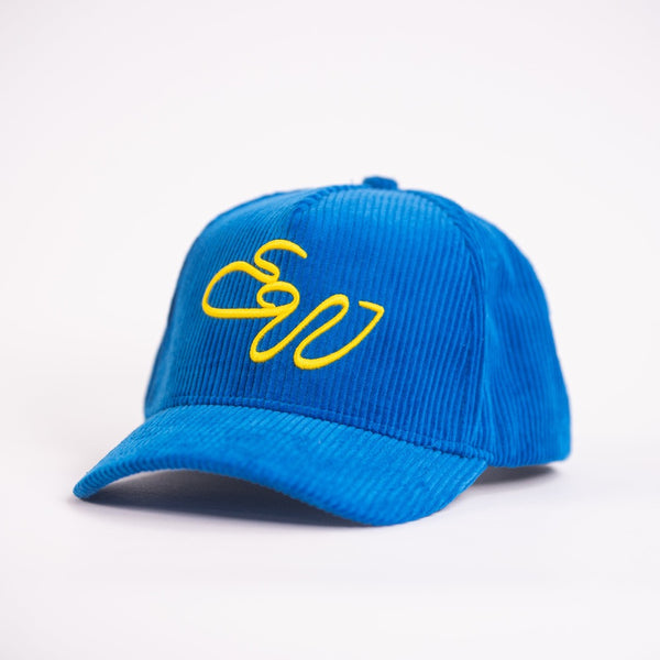 EW Corduroy Trucker Hat - Blue
