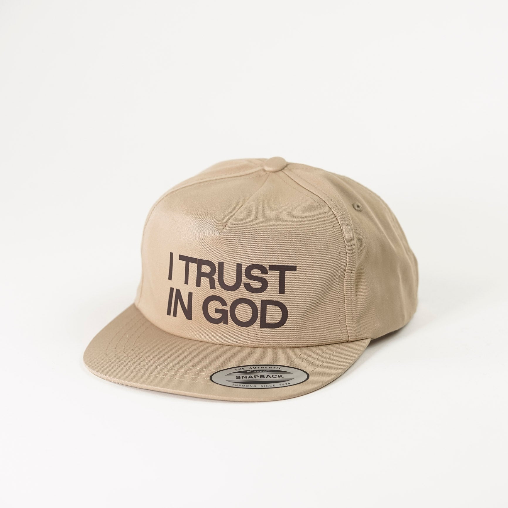 I Trust In God Flat Bill Hat