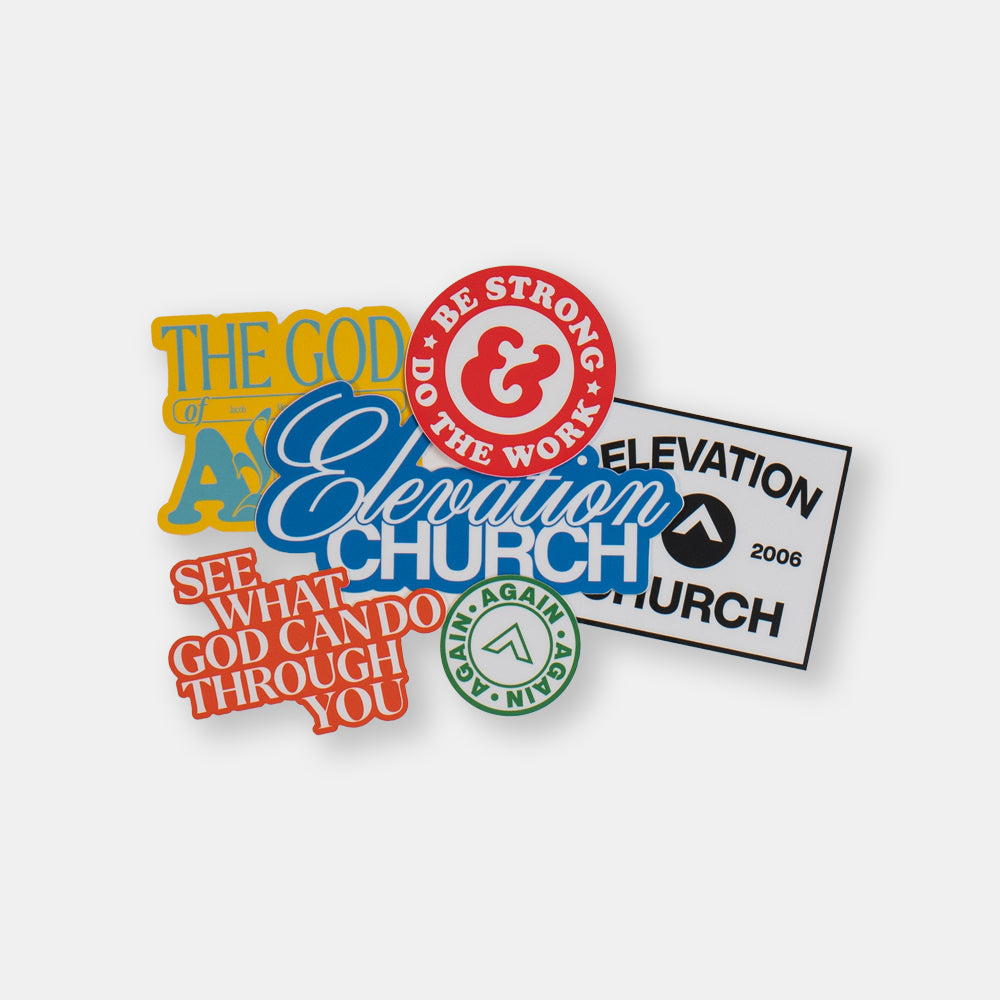 Church Sticker Size Elevation Church Sticker Pack – Elevation Church Resources