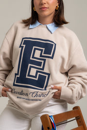 Elevation Church Ivory Crewneck