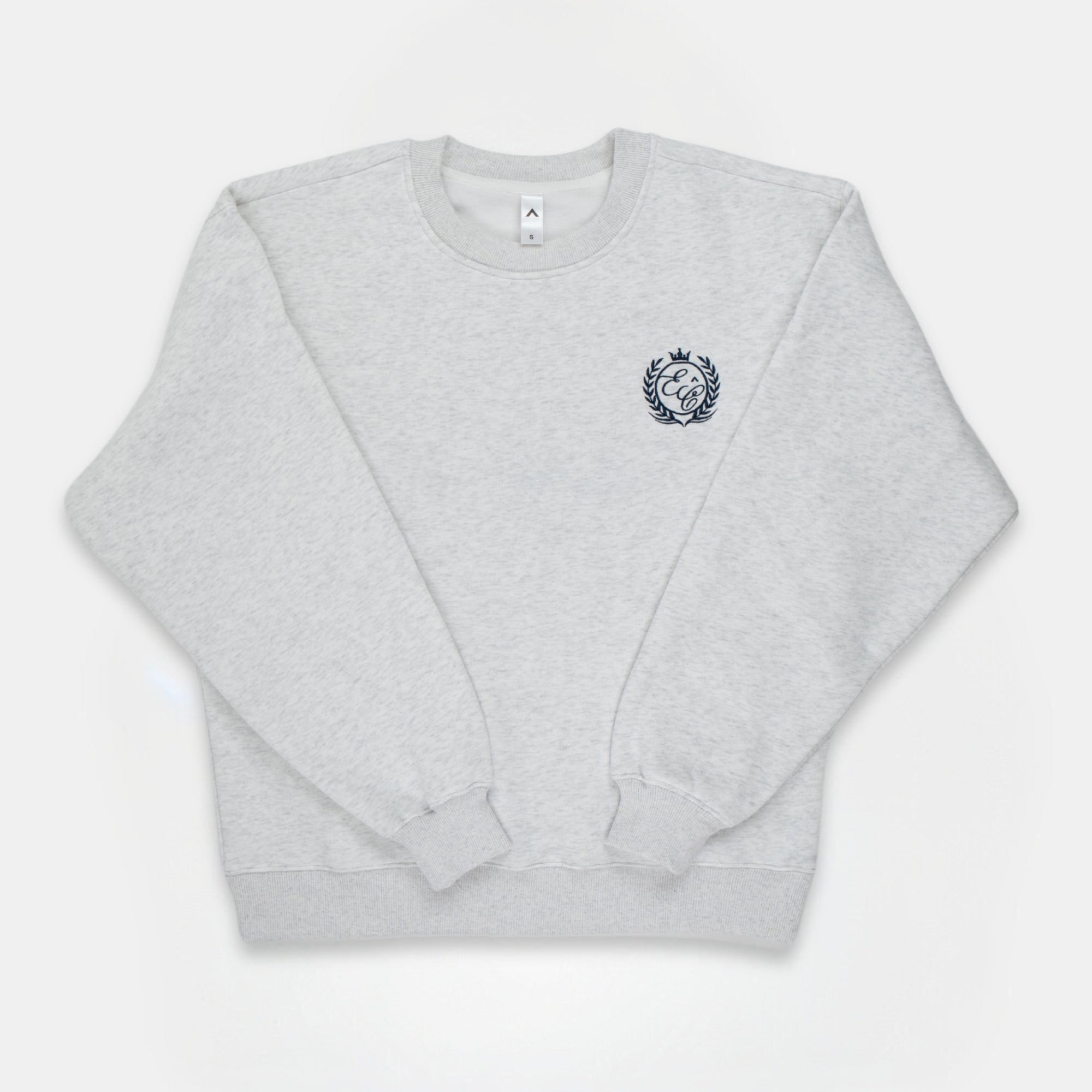 Grey EC Crest Crewneck