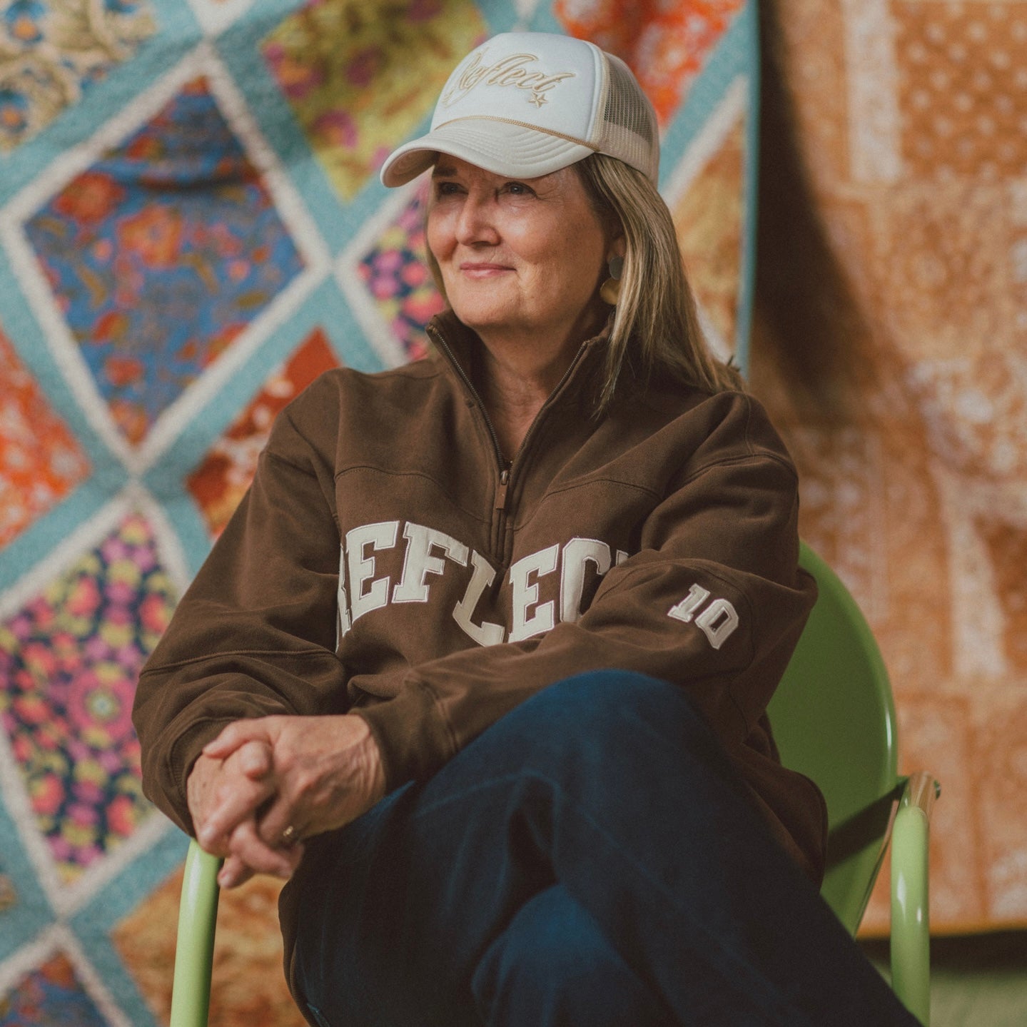 Reflect Brown Quarter-Zip