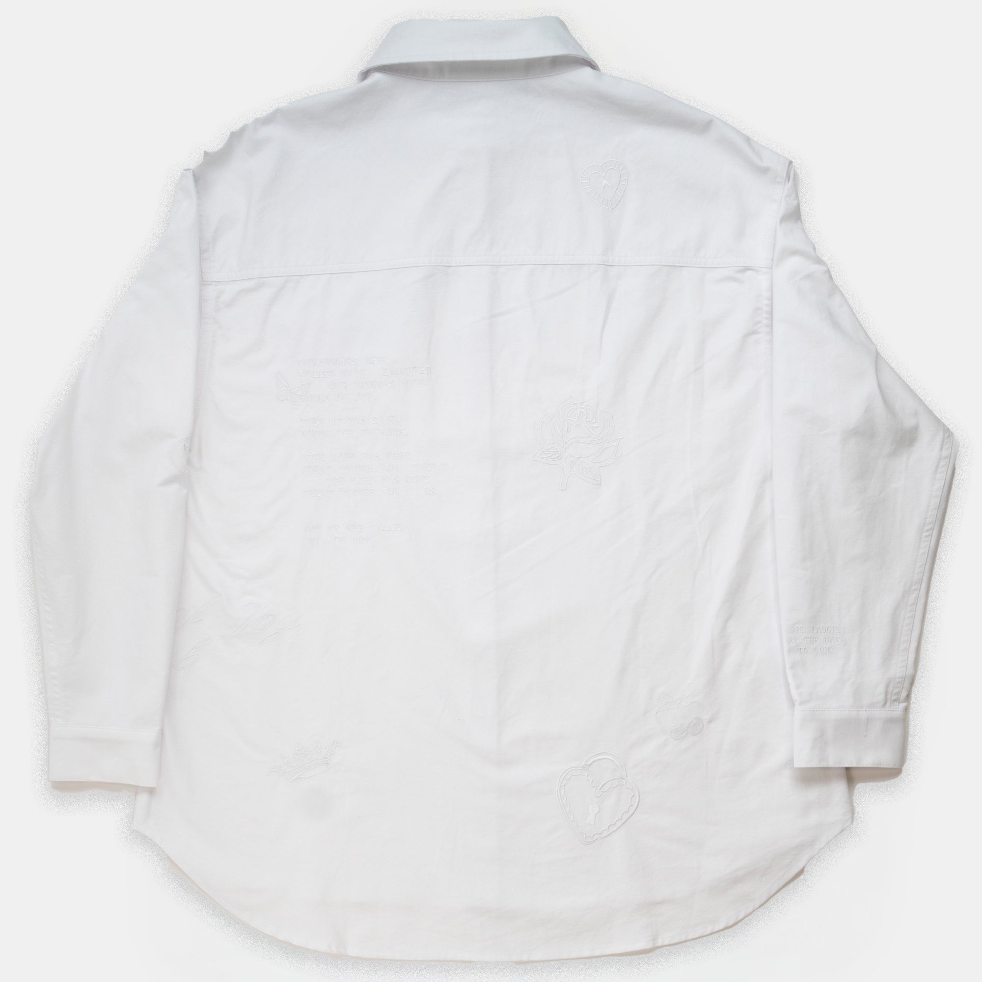 Oversized Embroidered Oxford