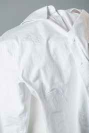 Oversized Embroidered Oxford