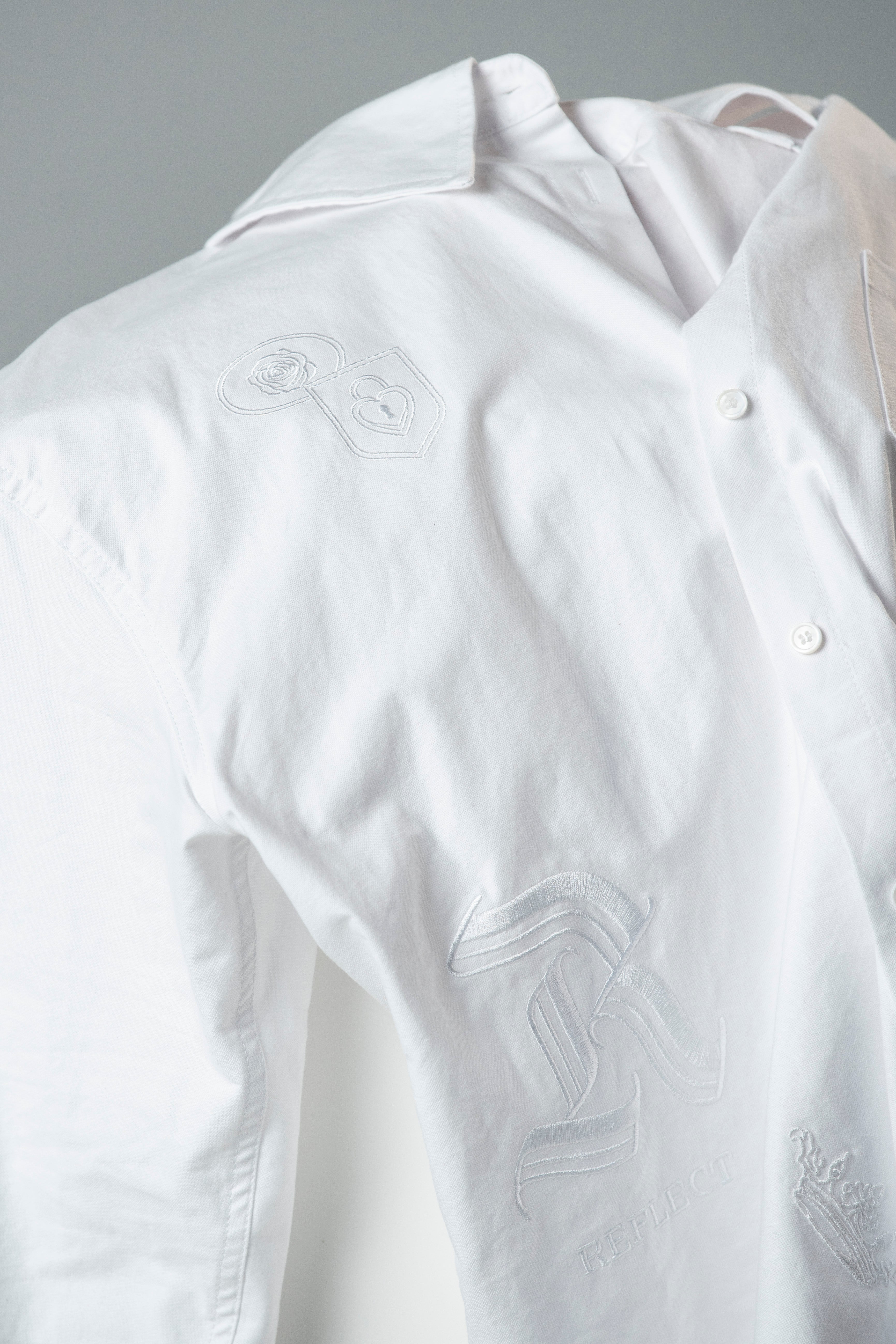 Oversized Embroidered Oxford