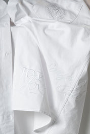 Oversized Embroidered Oxford