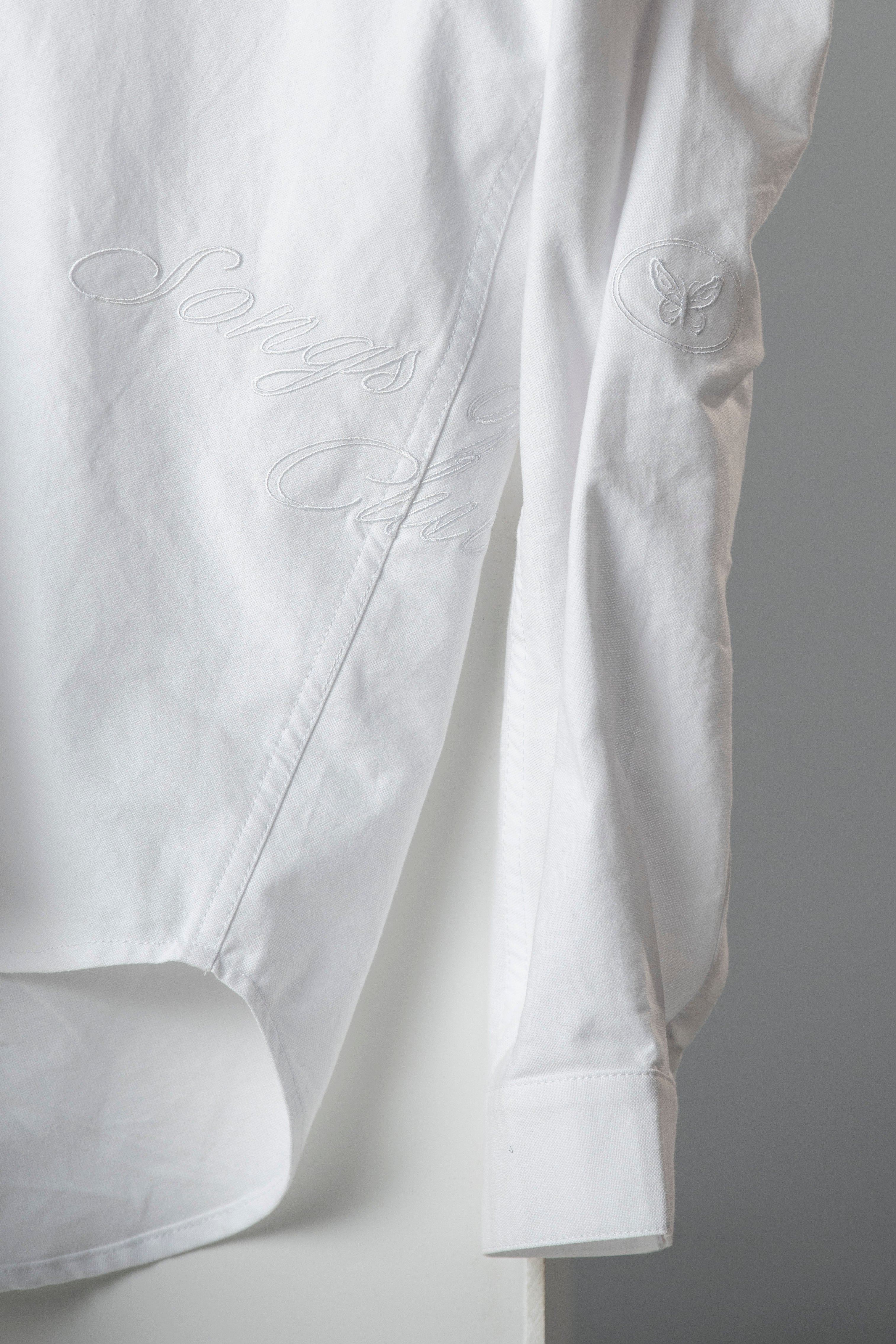 Oversized Embroidered Oxford