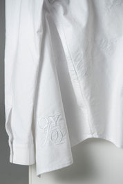 Oversized Embroidered Oxford