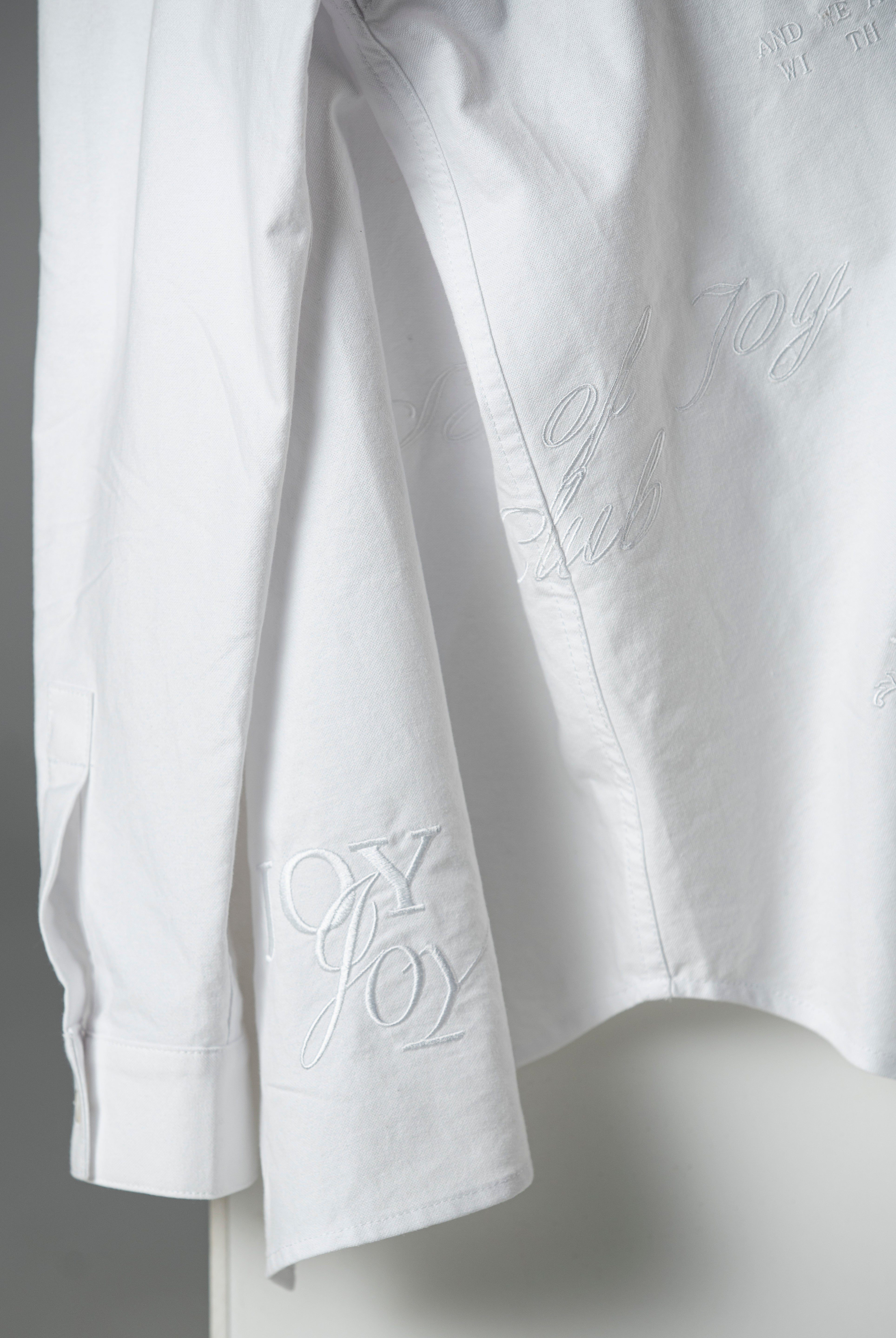 Oversized Embroidered Oxford