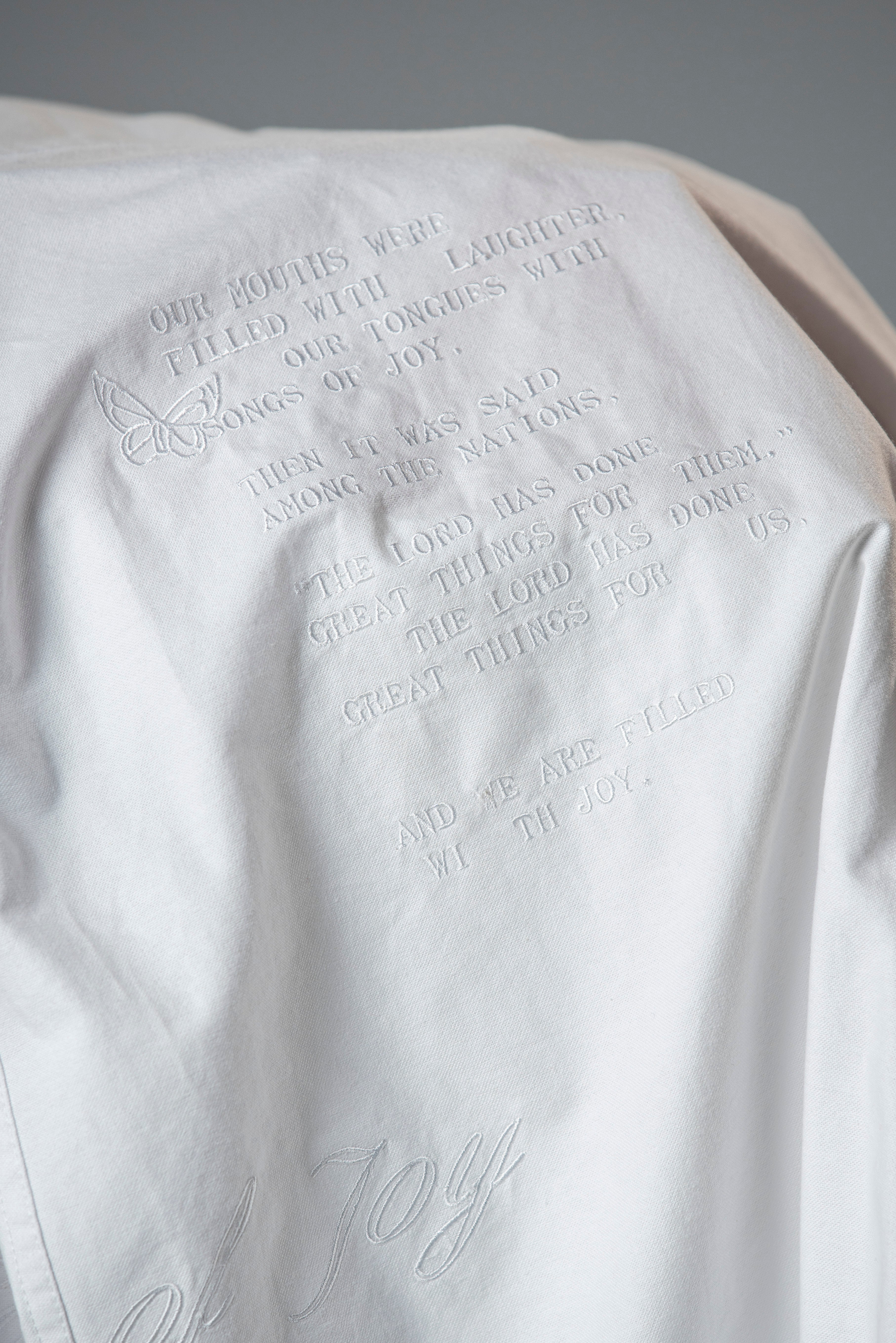 Oversized Embroidered Oxford