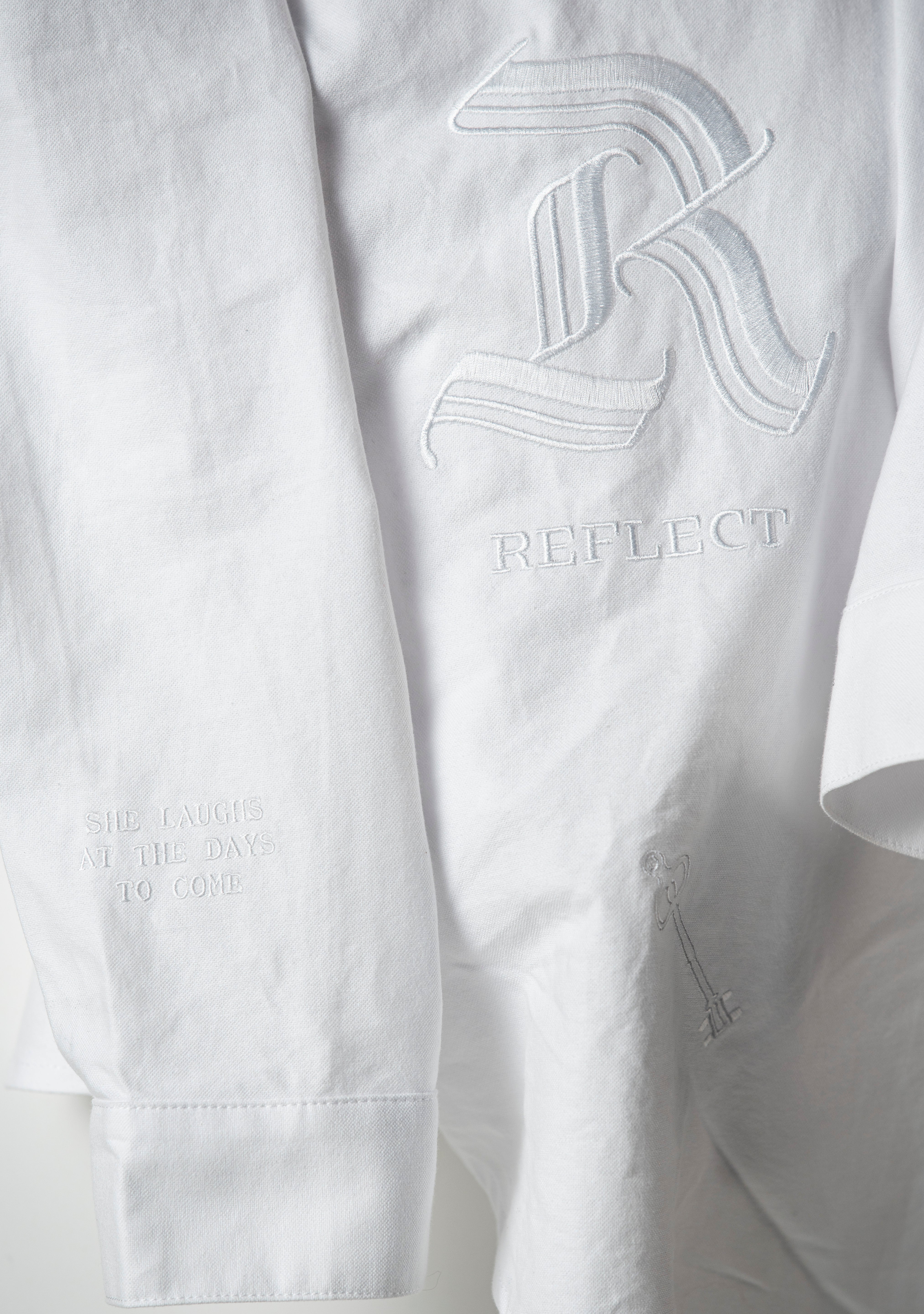 Oversized Embroidered Oxford