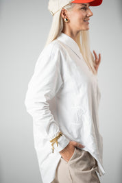 Oversized Embroidered Oxford