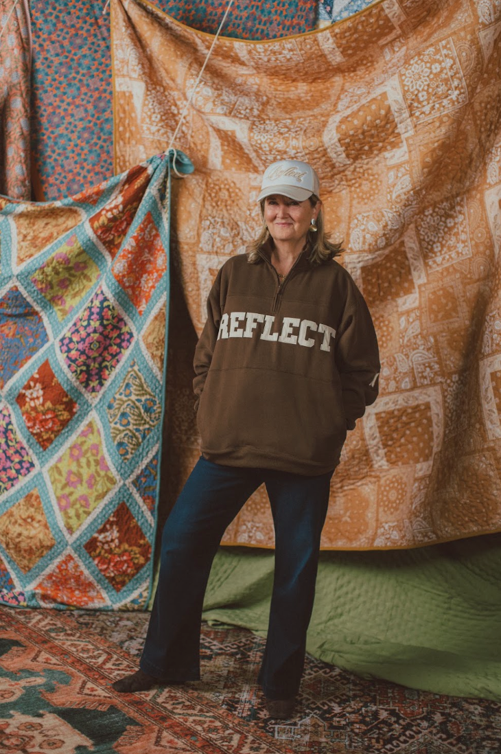 Reflect Brown Quarter-Zip