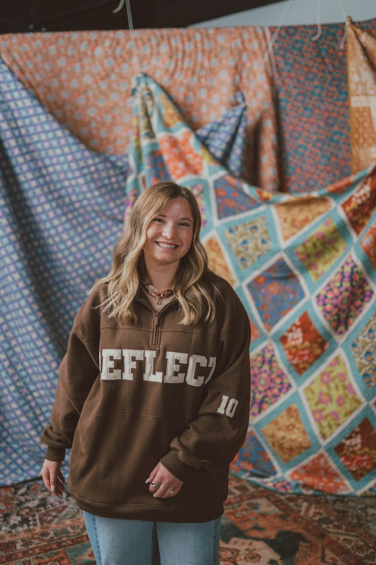 Reflect Brown Quarter-Zip