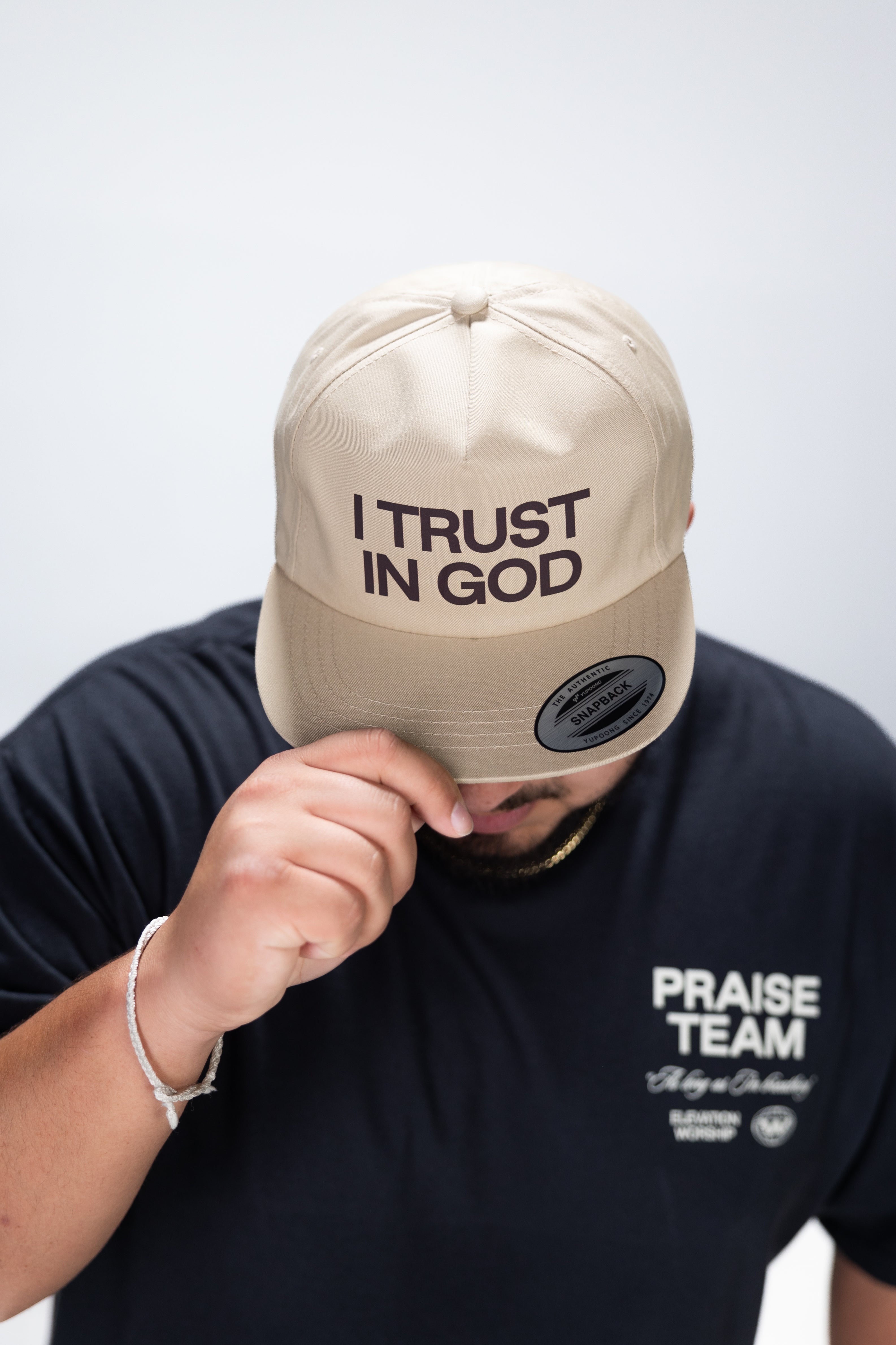 I Trust In God Flat Bill Hat