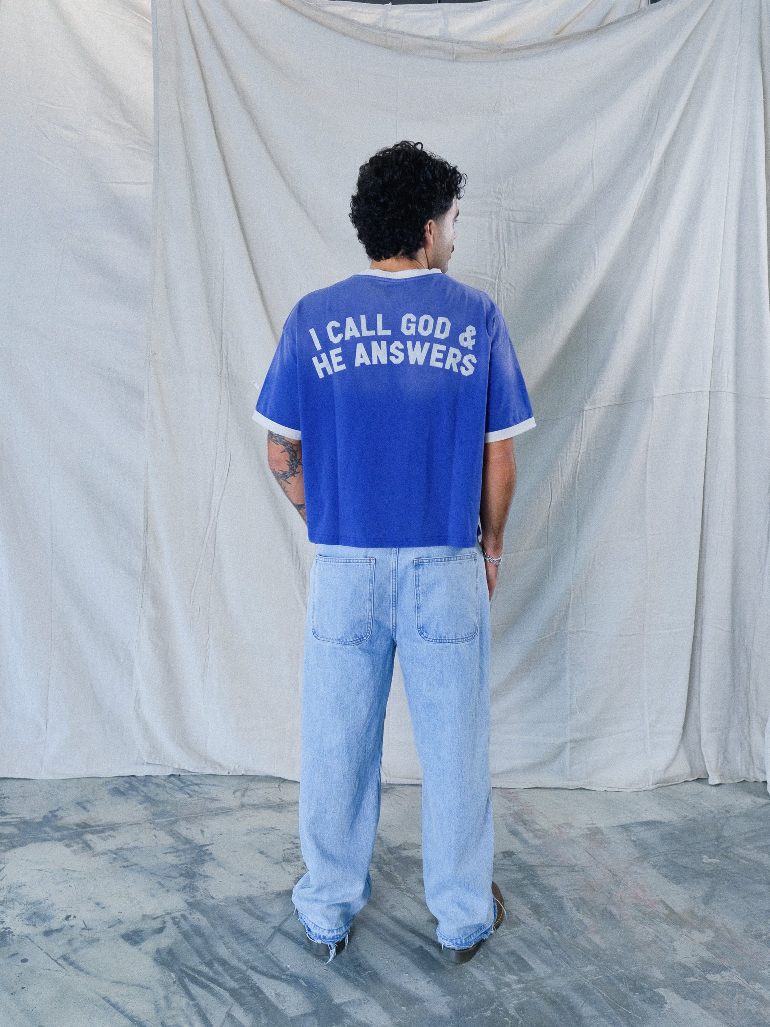 I Call God Ringer Tee