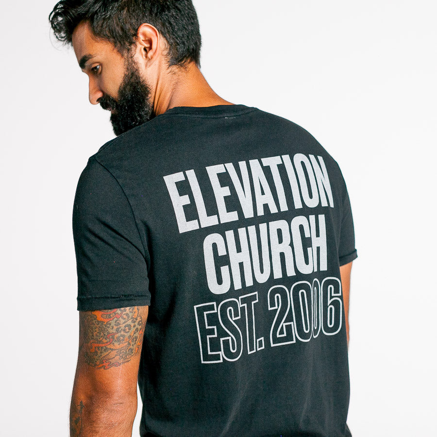 'Elevation Church' black tee