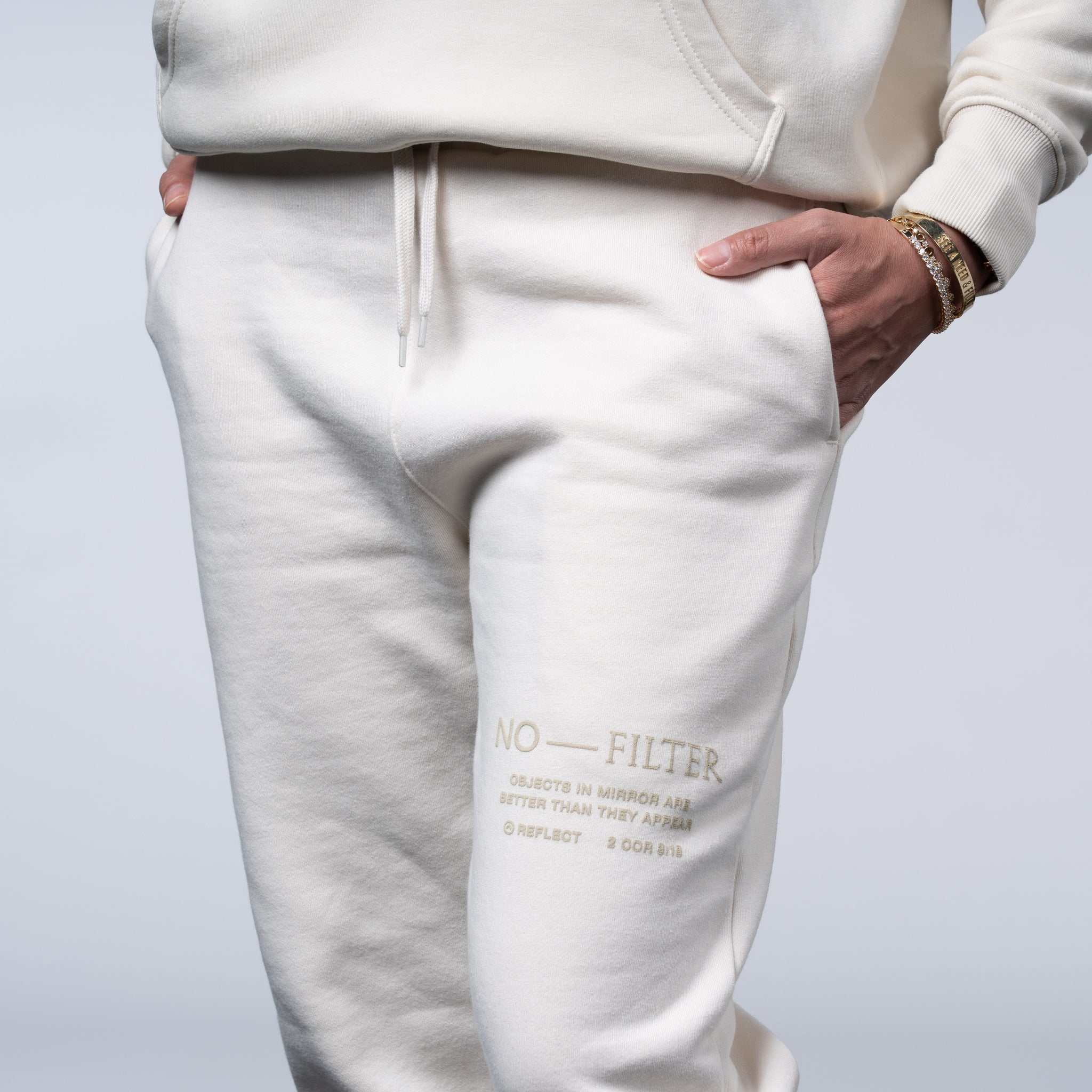 No Filter Sweatpants - Cream