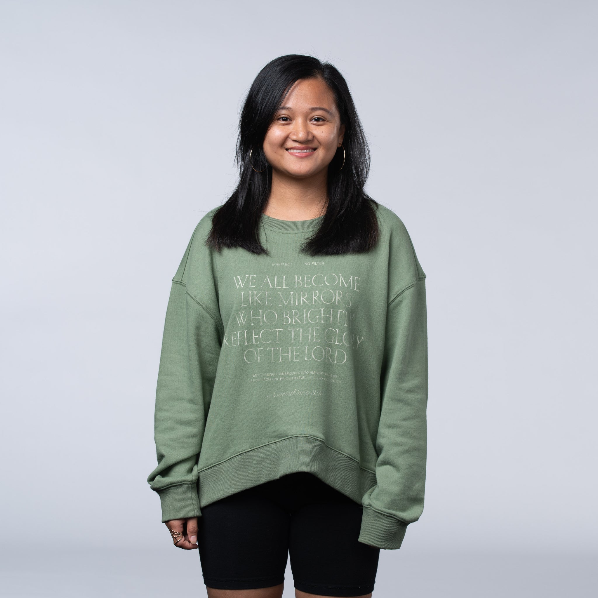 2 Corinthians Sweatshirt - Sage