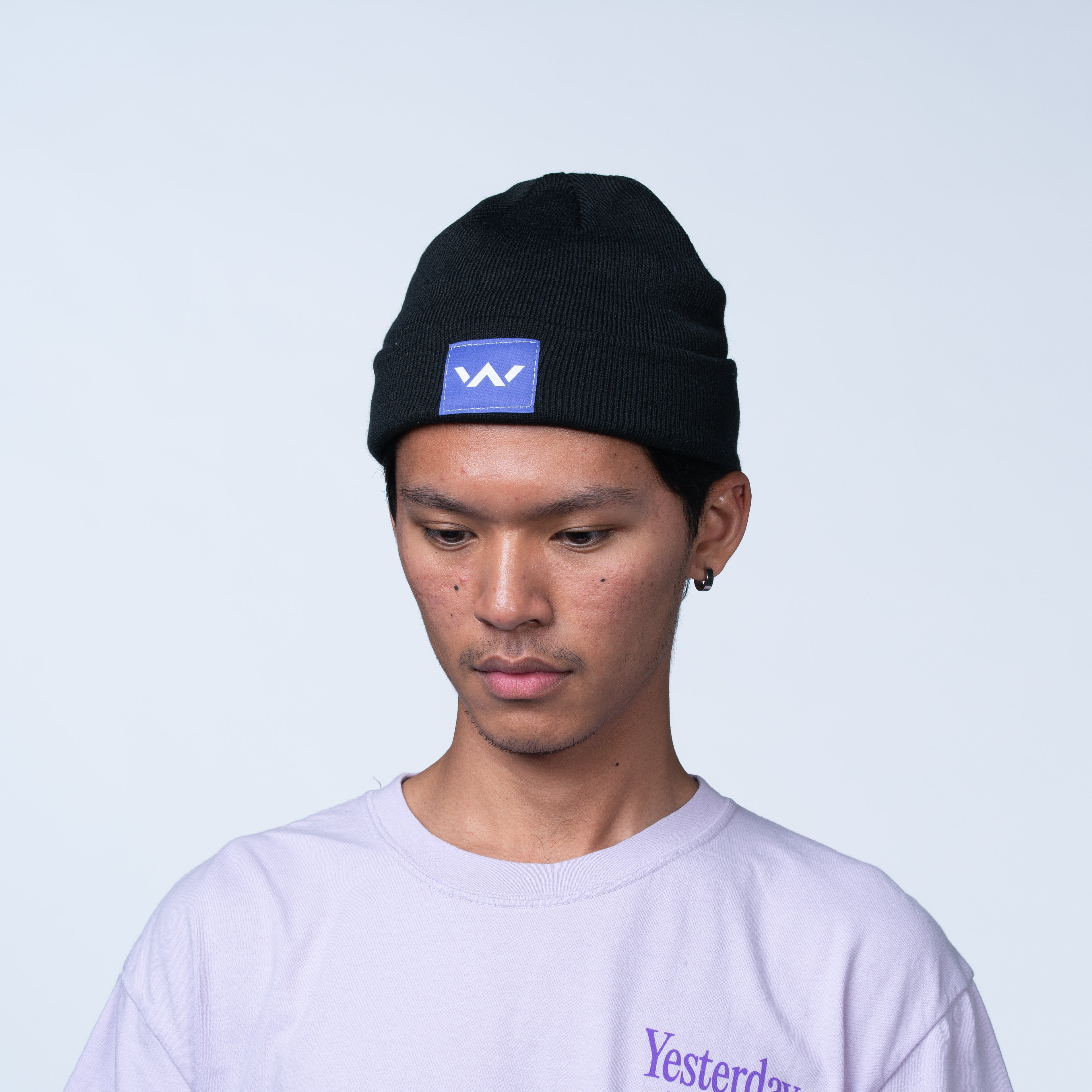 EW Black Beanie