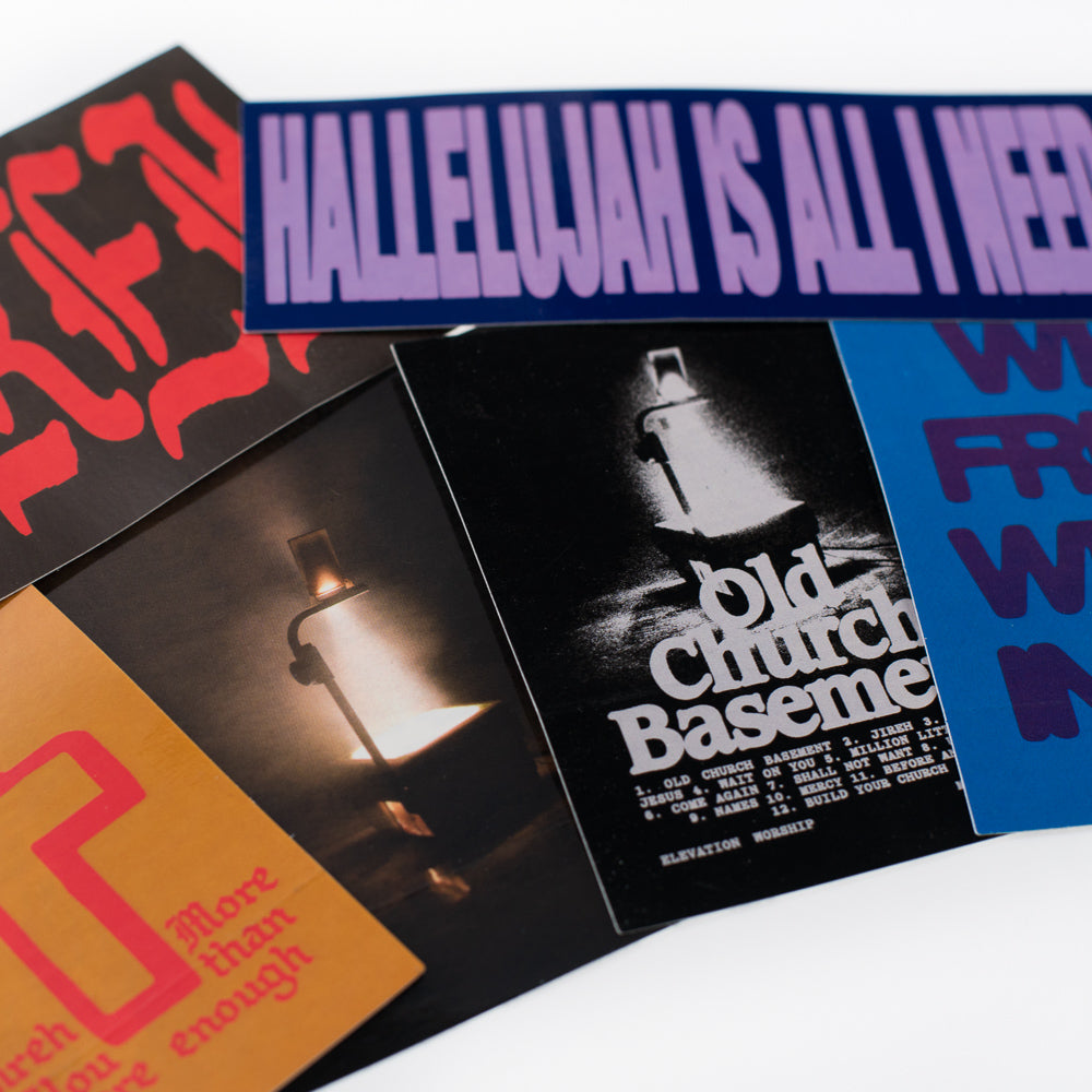 Old Church Basement Sticker Pack