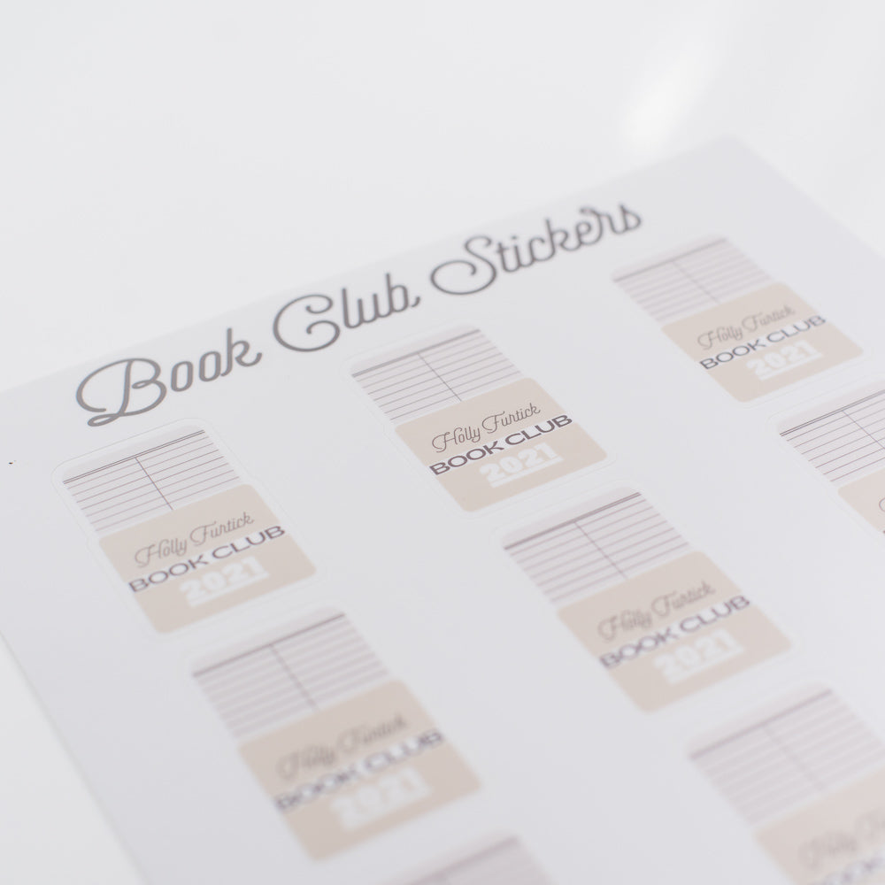 Book Club Sticker Sheet
