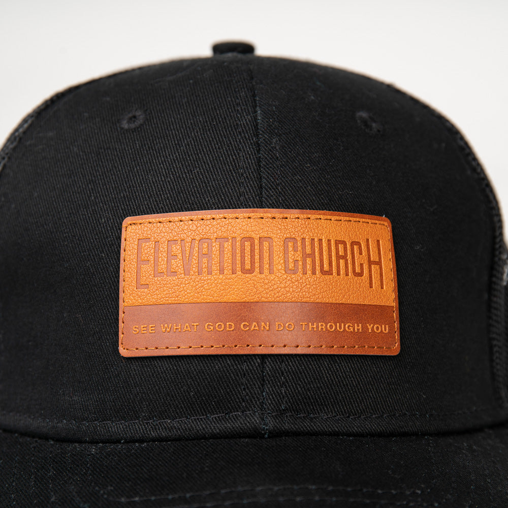 EC Leather Patch Hat – Elevation Church Resources