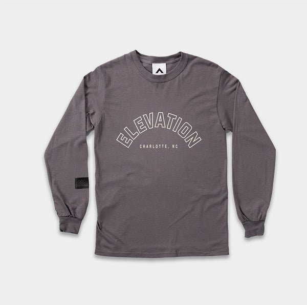 Elevation Long Sleeve T-Shirt - Charcoal