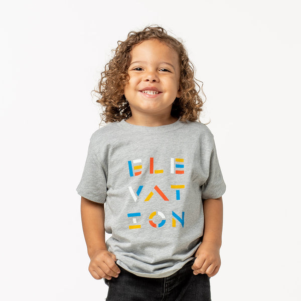 Kids 'Elevation' Grey T-Shirt