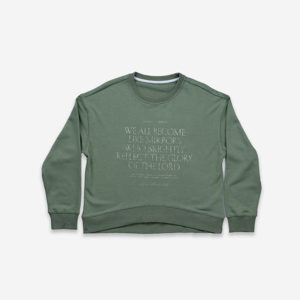 2 Corinthians Sweatshirt - Sage