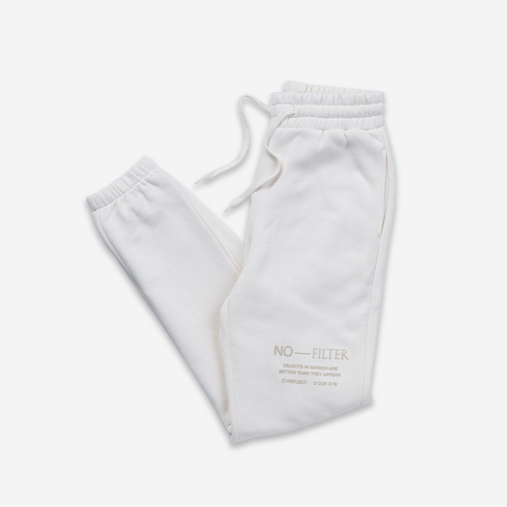 No Filter Sweatpants - Cream